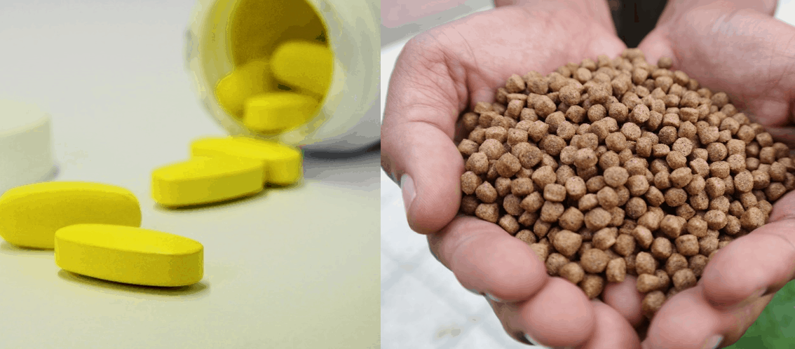 Monitoring enteric coating for pharmaceutical products and livestock feed