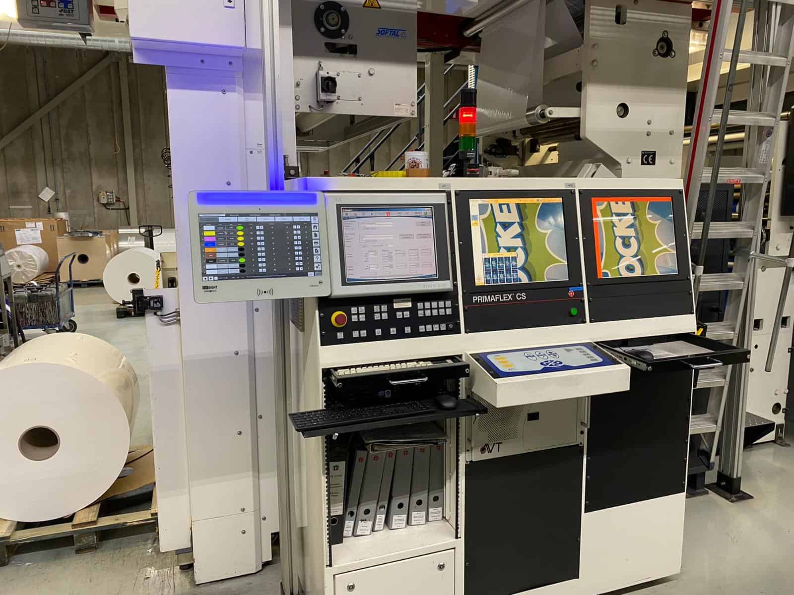 Maasmond Paperindustrie bv Oostvoorne in The Netherlands houses a W&H Primaflex CS press, equipped with viscosity sensors and other automated print quality control systems.