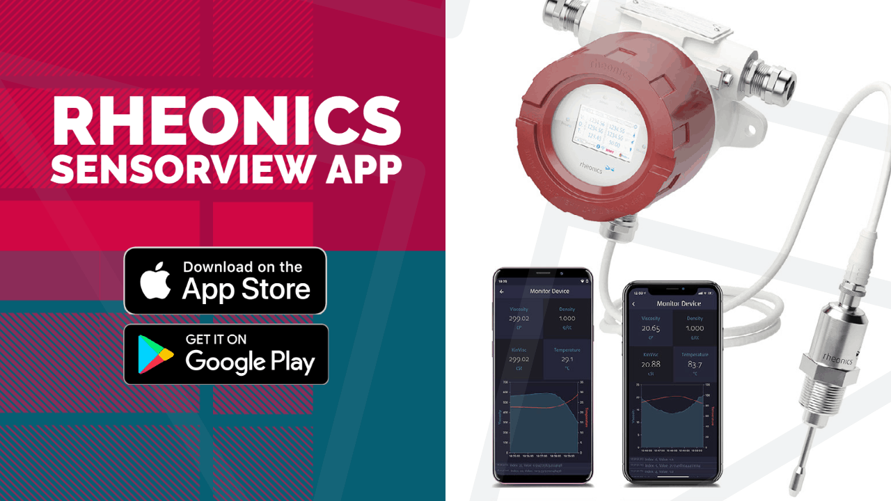 Rheonics SensorView App launched on Apple Store and Google Play