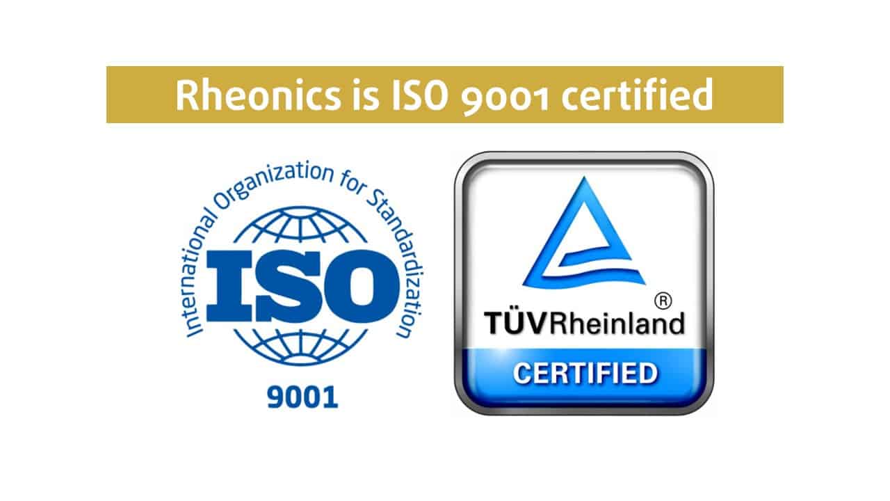 ISO 9001 Certification – Rheonics Quality Management System is now ISO 9001 certified