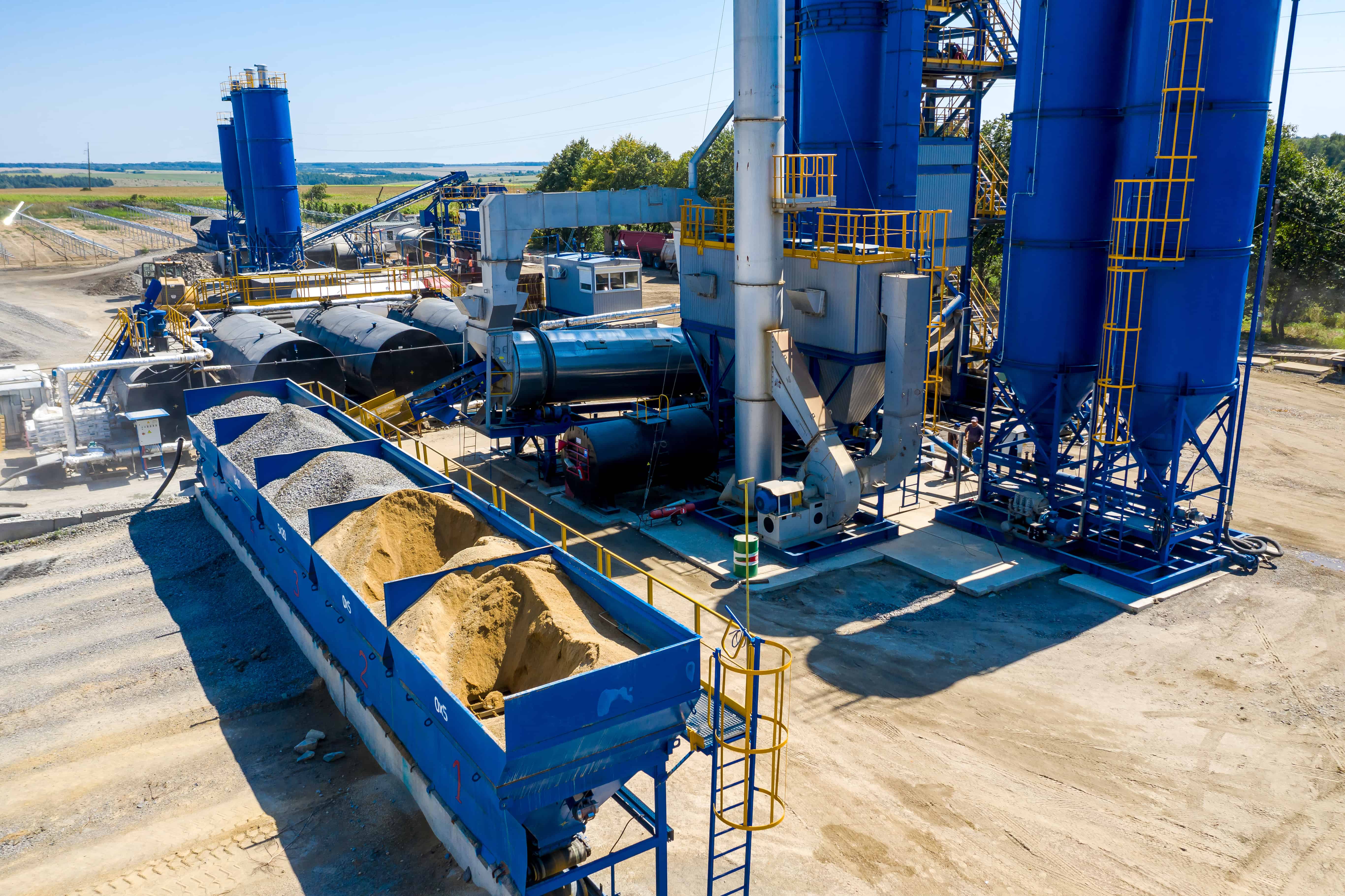 Equipment-for-production-of-asphalt-cement-and-concrete